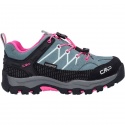 SCARPA CMP KIDS RIGEL LOW TREKKING WP CLOROPHILLA RED FLUO